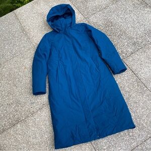 Lands End long puffer coat